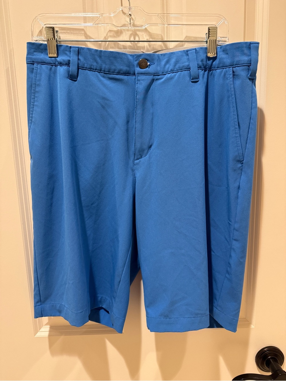adidas Men's Bright Blue Athletic Golf Shorts